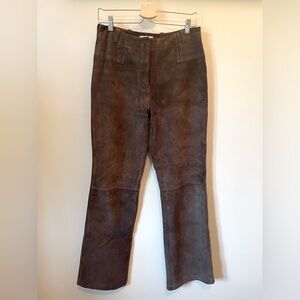 Plonge Suede Leather Trouser Pant